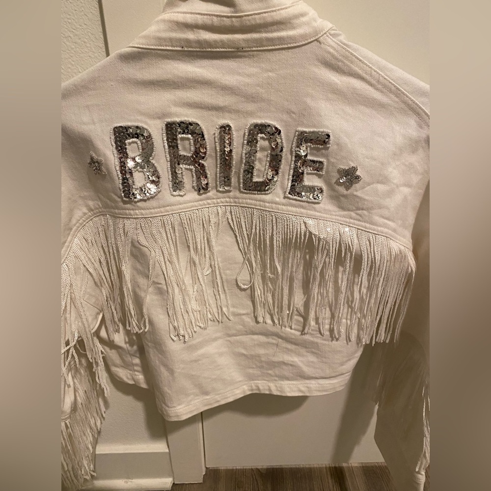 🔥host pick🔥 Like new condition “bride” jean jacket